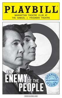 An Enemy of the People Limited Edition Opening Night Playbill 